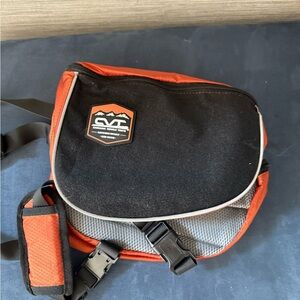 Black and Orange Dog Bag